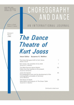 The Dance Theatre of Kurt Jooss