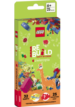 Lego Books Rebuild karty wyzwań Zwierzęta ACP-6603