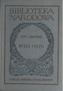 Lenartowicz Wybór poezyj