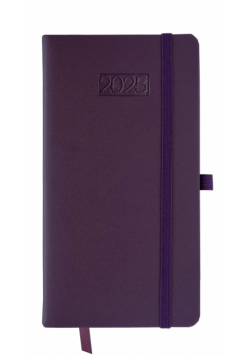 Kalendarz 2025 LUX B6 tygodniowy purpurowy KK-DLT L