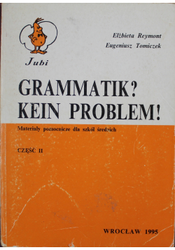 Grammatik kein problem część II