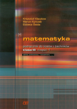 Matematyka 3 Podręcznik część 1