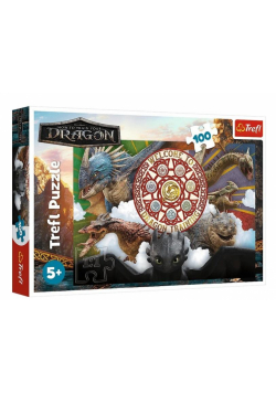Puzzle 100 Smoki w akcji TREFL
