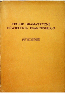 Teorie dramatyczne oświecenia francuskiego