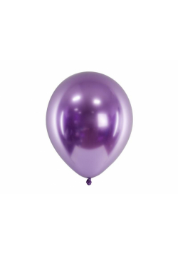 Balony Glossy fiolet 30cm 10szt