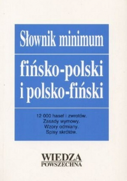 Słownik minimum fińsko-polski i polsko-fiński