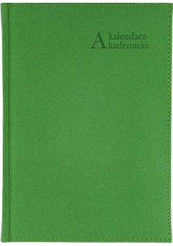 Kalendarz akademicki A5 2020/2021 Denim zielony