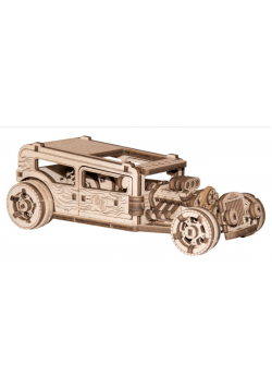 Drewniany zestaw mechaniczny Hot Rod