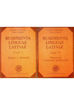 Rudimenta Linguae Latinae 2 Tomy