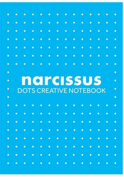 Zeszyt A5/56K kropki błękitny (6szt) NARCISSUS