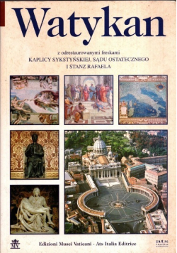 Watykan z odrestaurowanymi freskami kaplicy sykstyńskiej sądu ostatecznego i stanz rafela