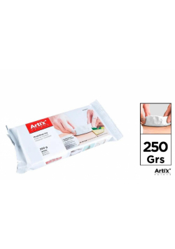 Glina modelarska 250g biała
