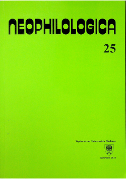 Neophilologica 25