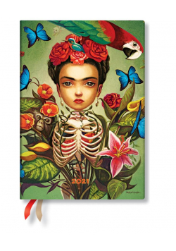 Kalendarz książkowy midi 2021 12M Frida