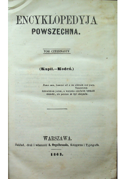Encyklopedia powszechna tom IV 1863r
