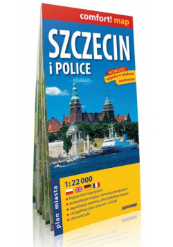 Szczecin i Police plan miasta  1:22 000
