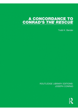 A Concordance to Conrad's The Rescue