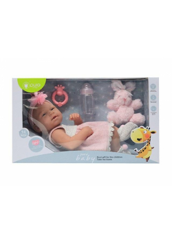 Lalka bobas 36cm z przytulanką