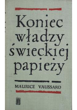 Koniec władzy świeckiej papieży