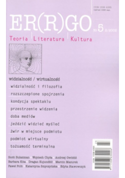 Er(R)G0 Teoria Literatura Kultura Nr 5 / 02