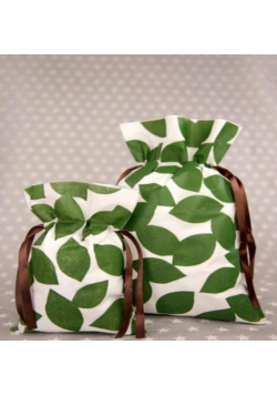 Worek Zielone Listki 30x45cm (5szt) PAKADO