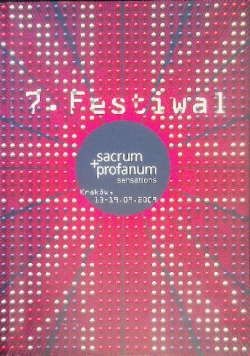Festiwal sacrum + profanum sensations Kraków