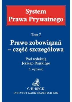 Prawo zobowiązań część szczegółowa t.7