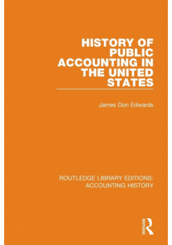 History of Public Accounting in the United States