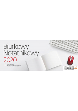 Kalendarz biurkowy Notatnikowy 2020 10 sztuk