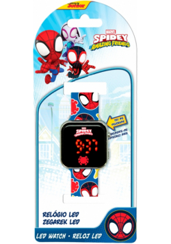 Zegarek LED z kalendarzem Spidey SPF4018