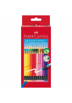 Kredki ołówkowe Classic Color z gumką 24szt