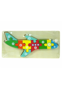 Puzzle drewniane Samolot