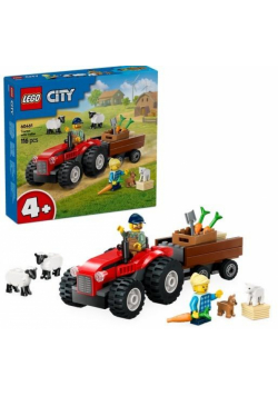 LEGO(R) CITY 60461 Czerwony traktor z przyczepą