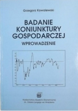Badanie koniunktury gospodarczej wprowadzenie