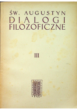 Dialogi filozoficzne III