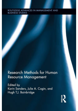 Research Methods for Human Resource Management