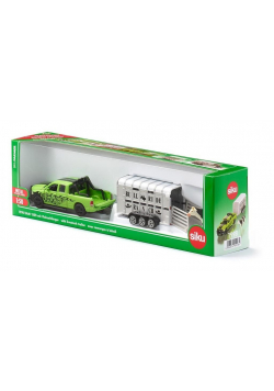 Siku Farmer - RAM 1500 z przyczepą dla bydła S1998