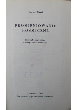 Promieniowanie kosmiczne