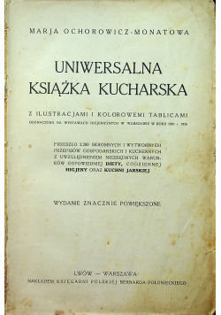 Uniwersalna Książka Kucharska 1930 r