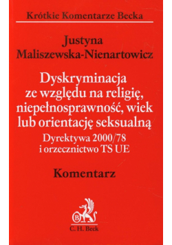 Dyskryminacja ze względu na religię, niepełnosprawność, wiek lub orientację seksualną