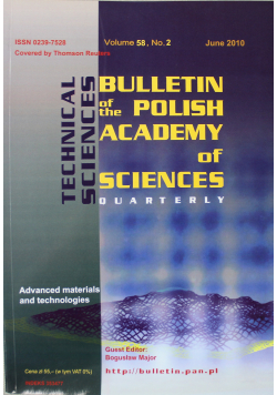 Bulletin of the polish academy of sciences volume 58 no 2