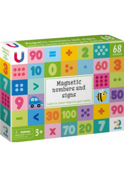Zestaw magnetyczny Cyfry i znaki 68el