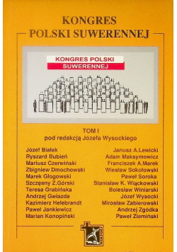 Kongres Polski Suwerennej Tom 1