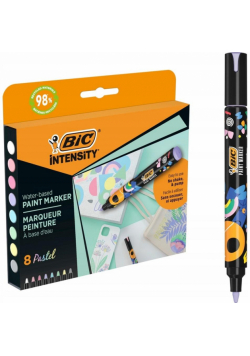 Paczka Marker akrylowy BIC Intensity Pastel Paint mix 8szt.