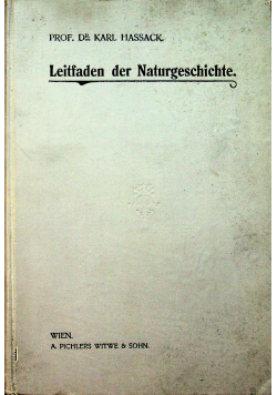 Leitfaden der Naturgeschichte 1906 r
