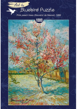 Puzzle 1000 Kwitnące drzewo brzoskwini