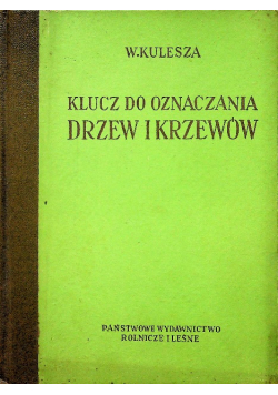 Klucz do oznaczania drzew i krzewów