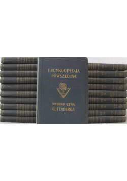 Wielka ilustrowana encyklopedia powszechna Wydawnictwa Gutenberga tomy od 1 do 20  ok 1930 r