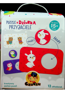 Puzzle z dziurką przyjaciele 12 układanek