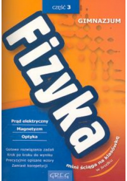 Fizyka 3 + ściąga
